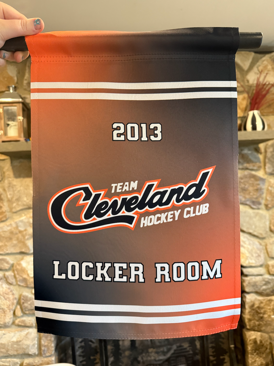 Locker Room Flag $35 with pole, $20 without