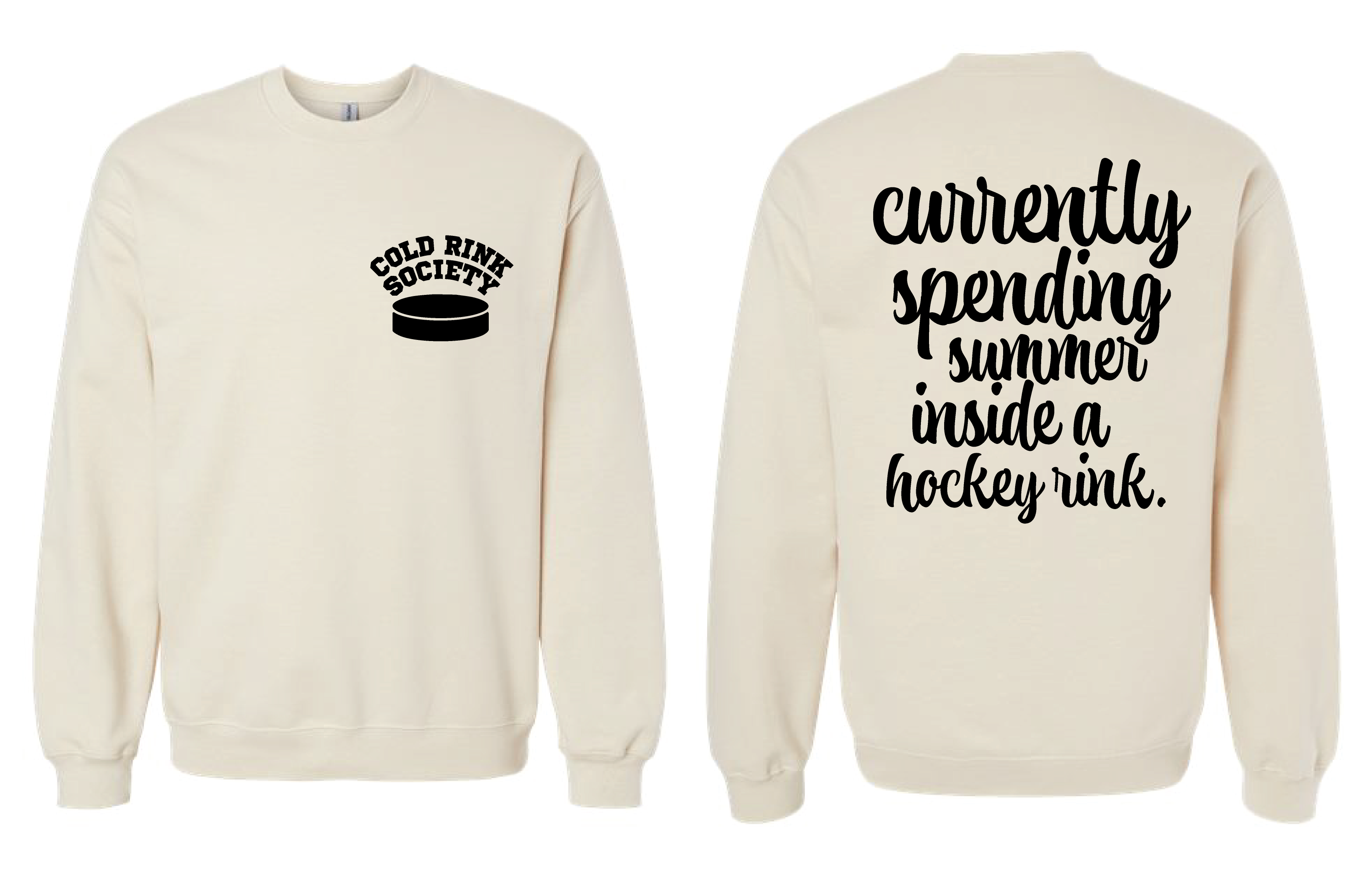 Hockey Rink Summer Crewneck