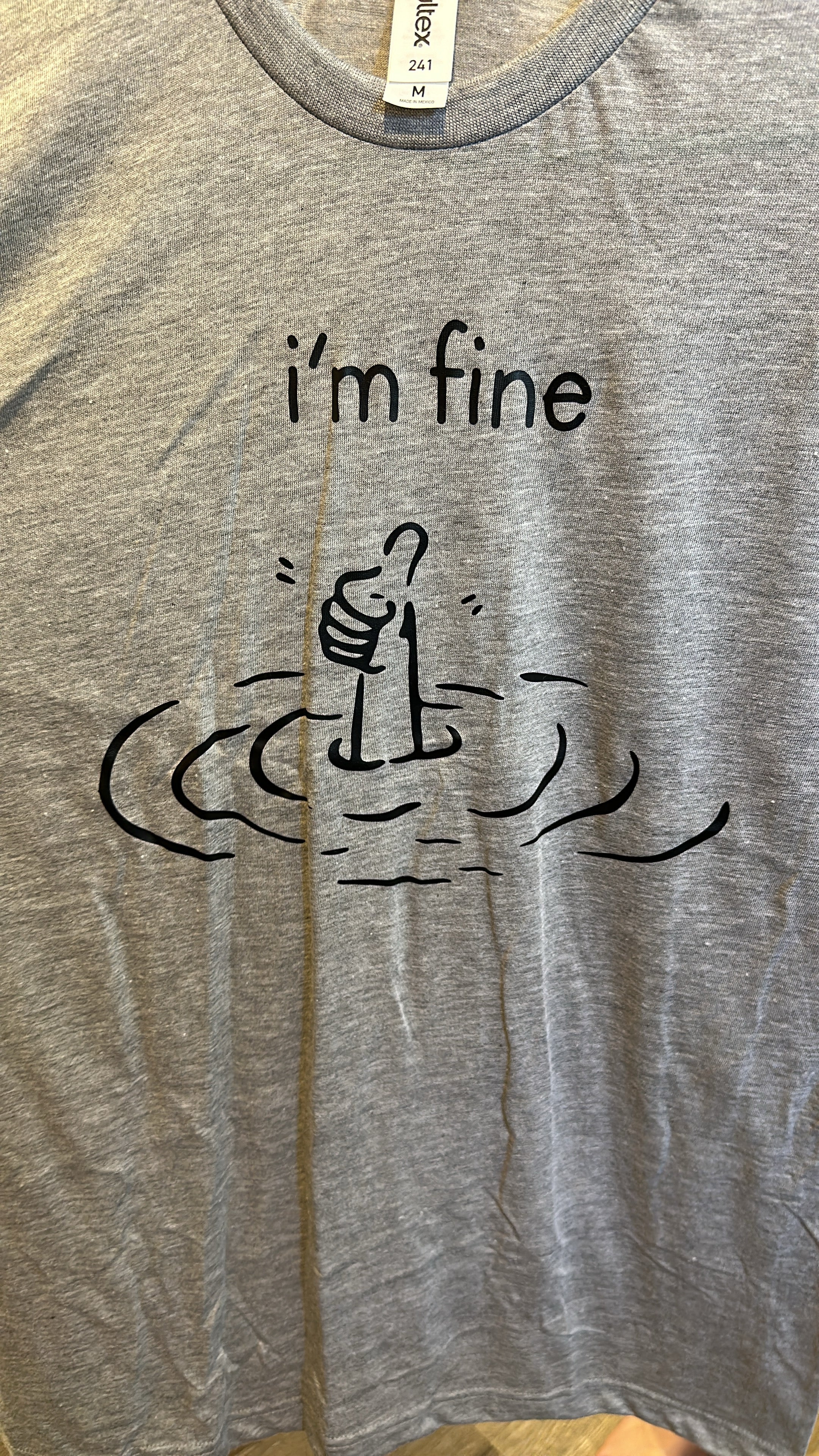 I'm fine...