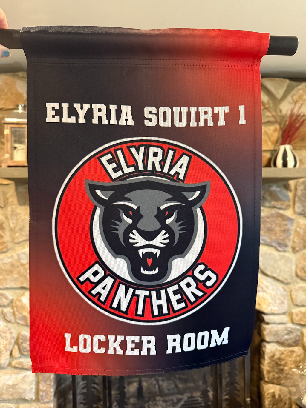 Locker Room Flag $35 with pole, $20 without