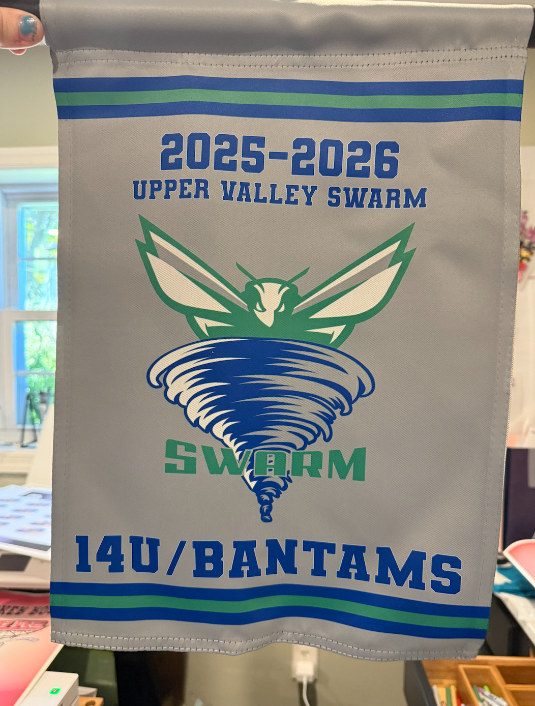 Locker Room Flag $35 with pole, $20 without
