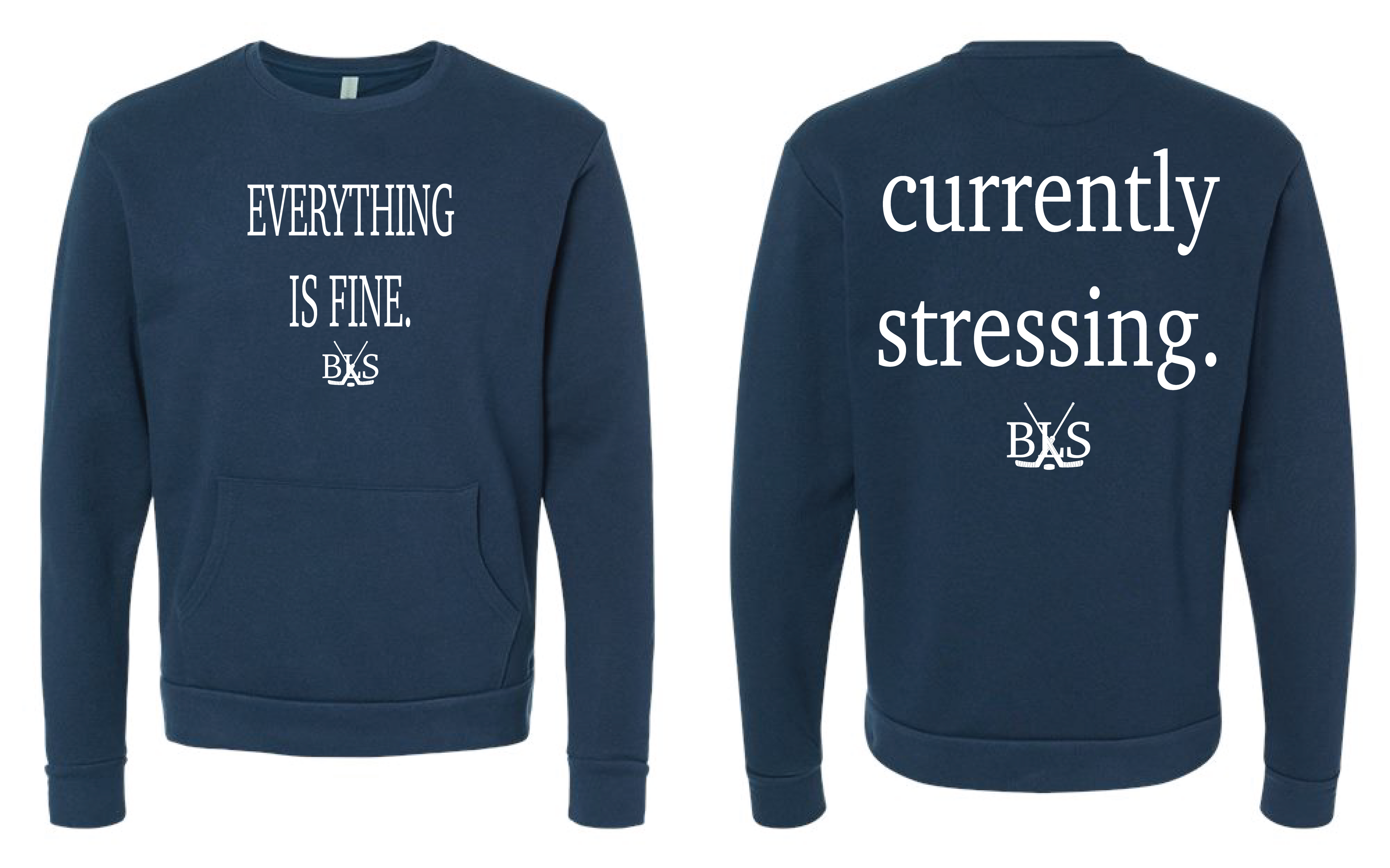 Everything is Fine Pocket Crewneck