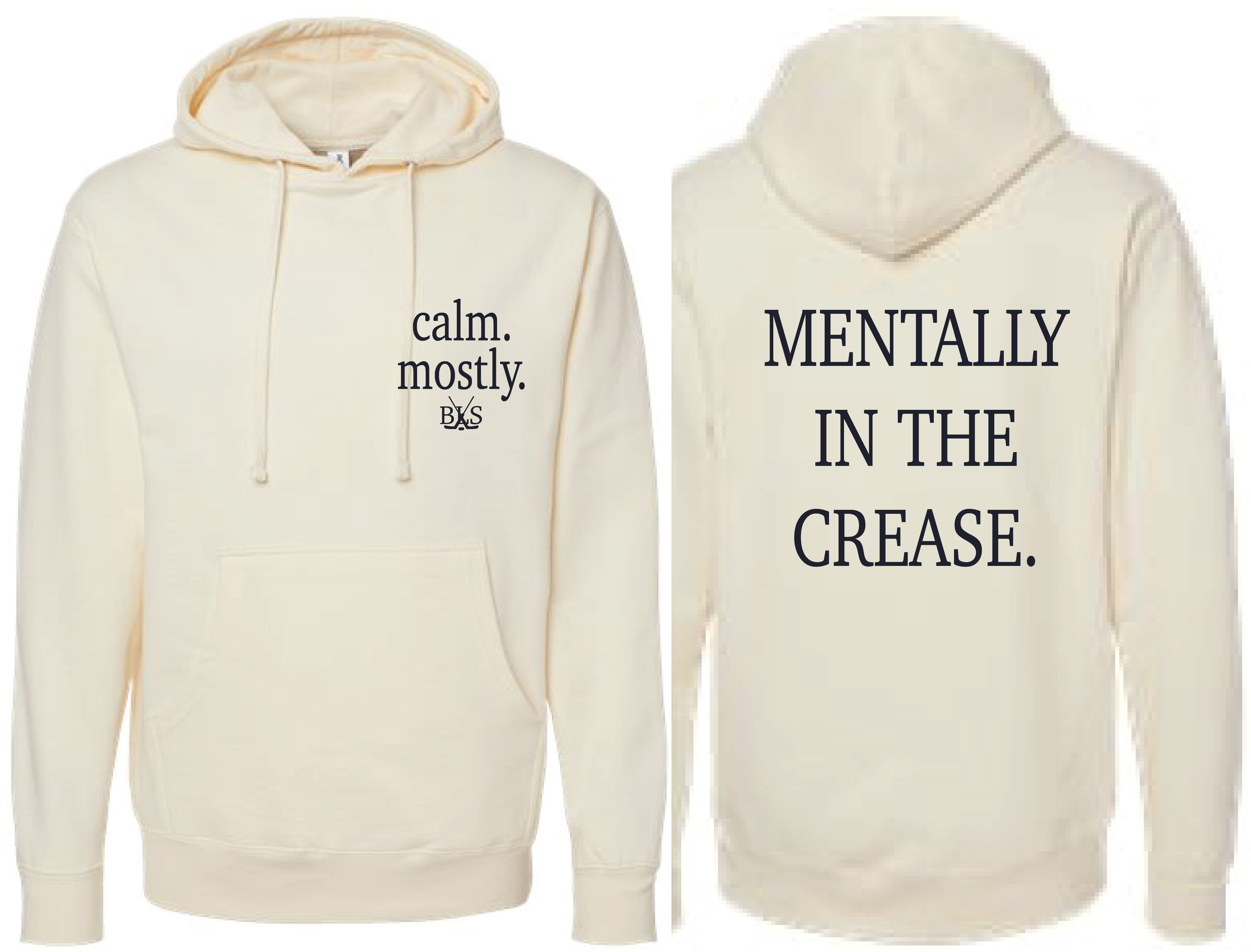 Mentally in the Crease Hoodie