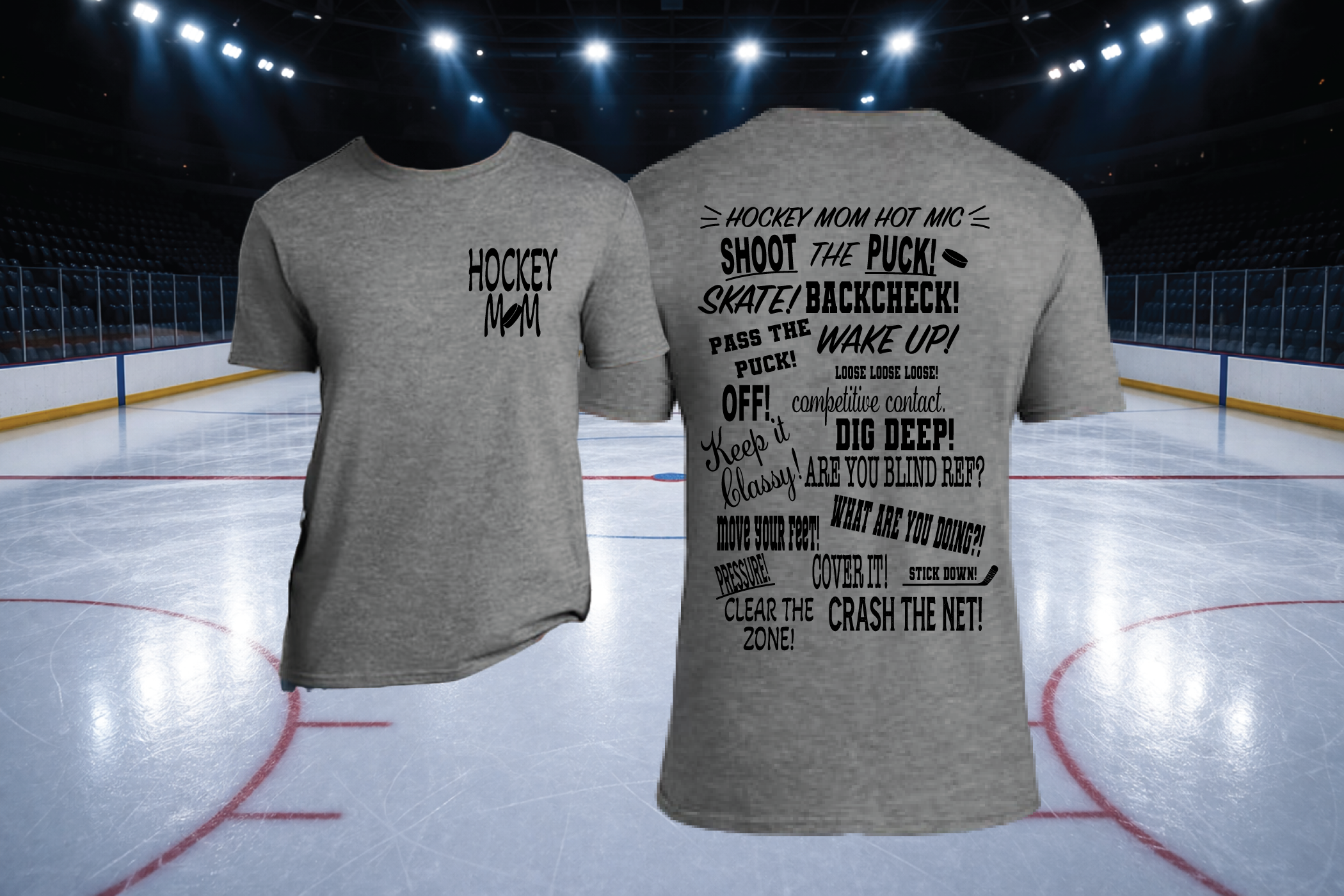 Hockey Dads Yell Too Tee