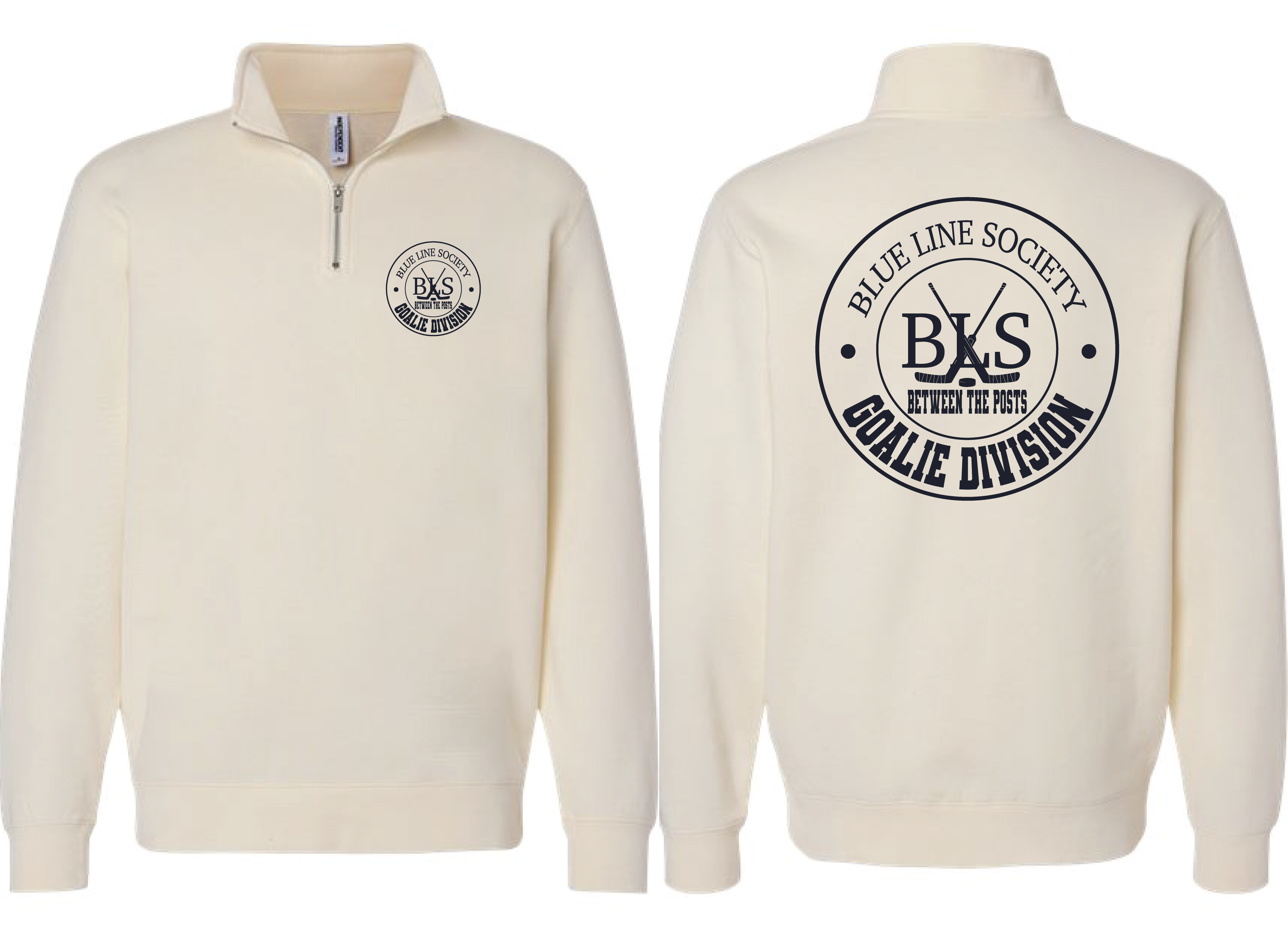Blue Line Society - Goalie Division Quarter Zip